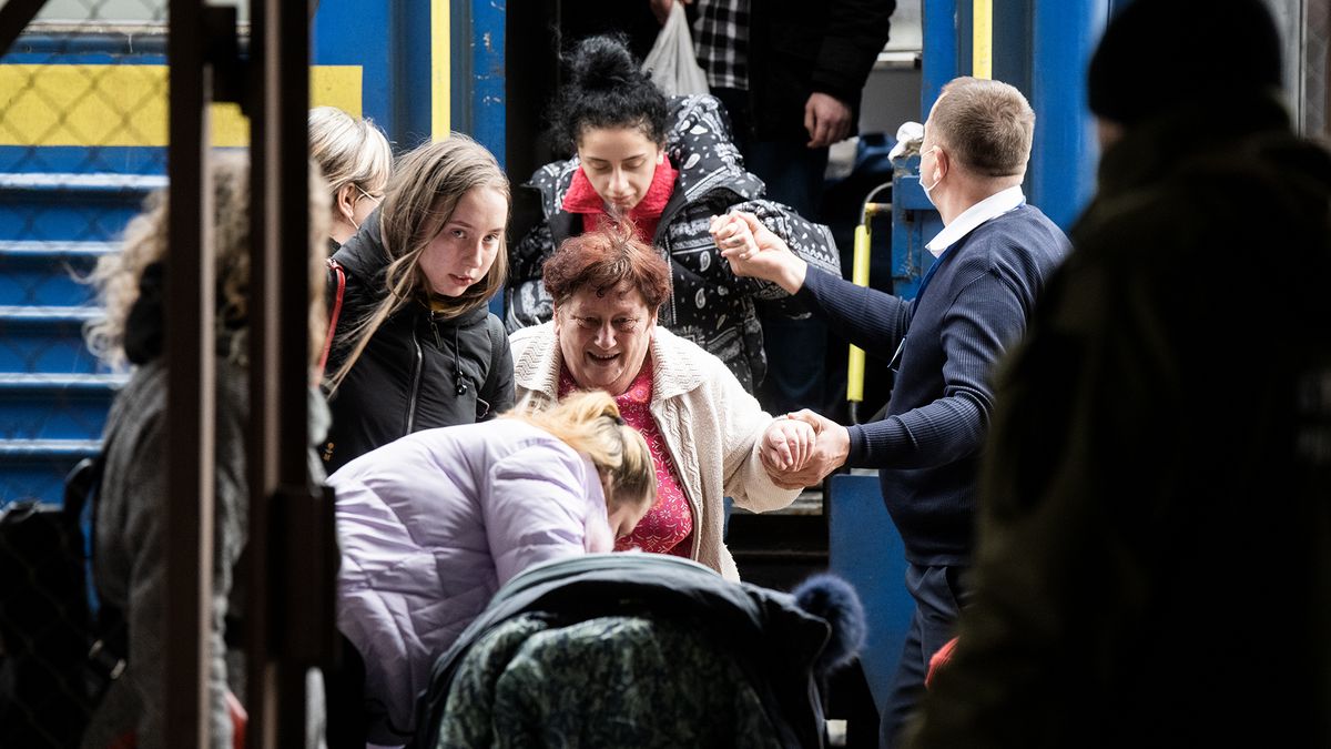 Fotky: Ukrajinci, vítejte v bezpečí!